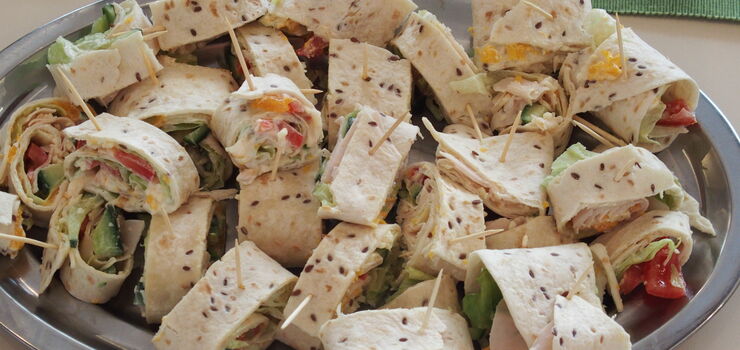 Wrapspieße beim Kinder Kochkurs