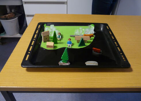 Experiment zur Eisschmelze