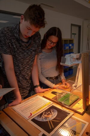 Station zum CO2-Treibhausgaseffekt