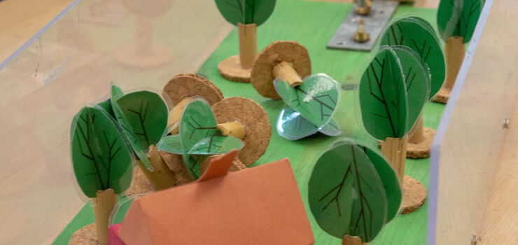 Station Auswirkungen von Sturmschäden