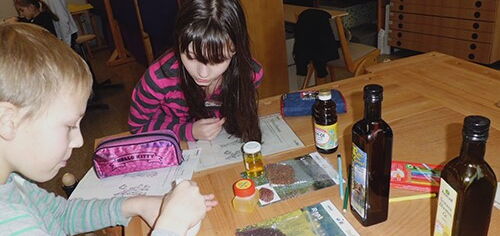 Kinder beim Workshop